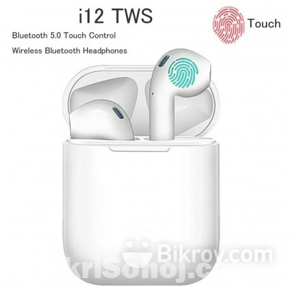 i12 TWS Wireless Earphones Touch Control Bluetooth 5.0 - AGF